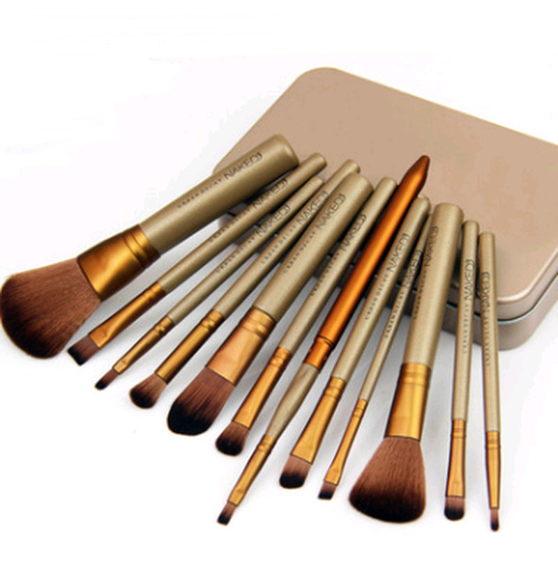 12 Makeup Brush Sets Iron Box Makeup Tools Makeup Tools
