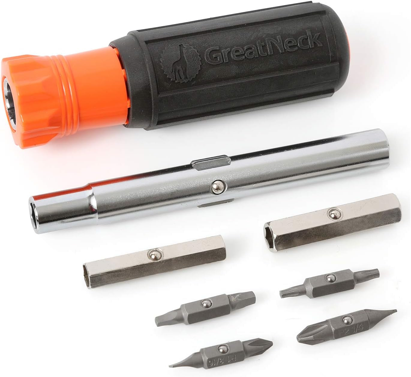 Greatneck SD11RC 11 in 1 Screwdriver and Nut Driver Set