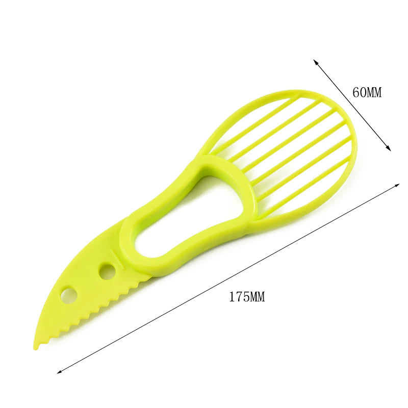 3 in 1 Avocado Slicer Shea Corer Butter Fruit Peeler