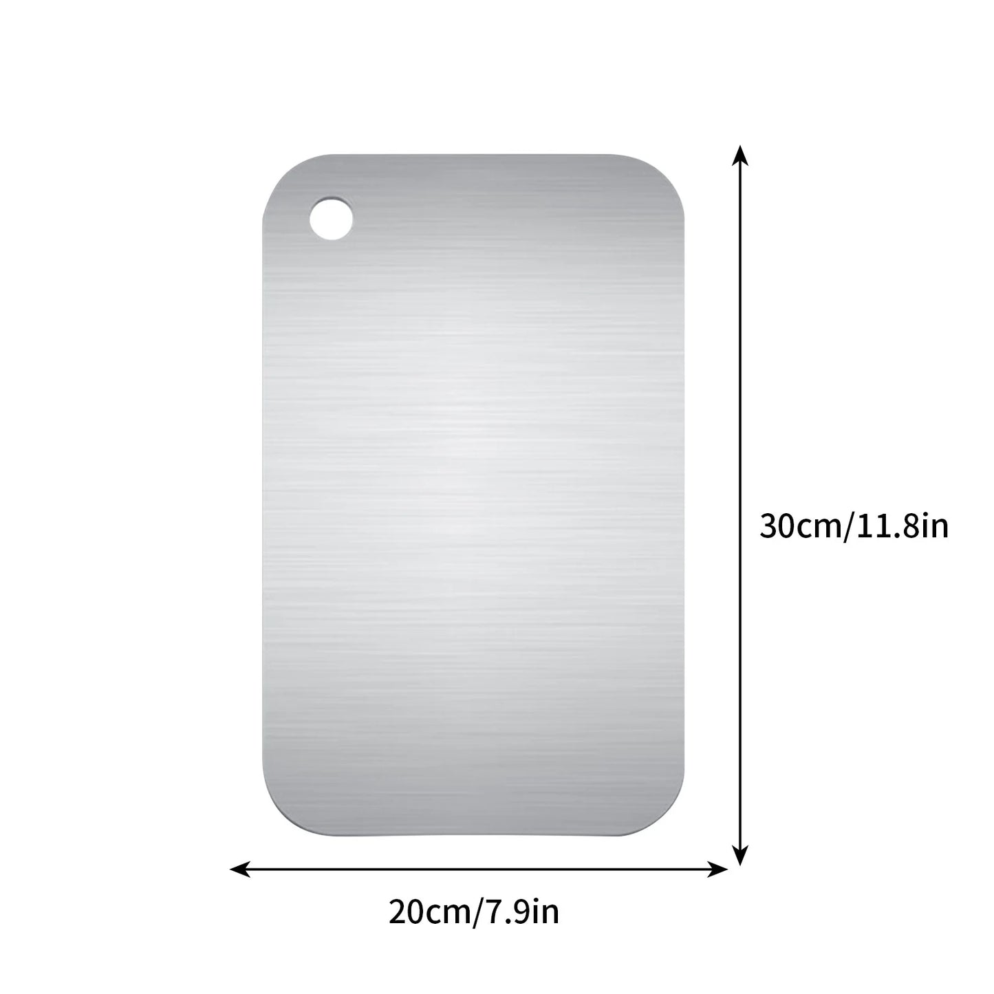 Stainless Steel Chopping Board - Premium Kitchen Accessory and Ideal Holiday Gift