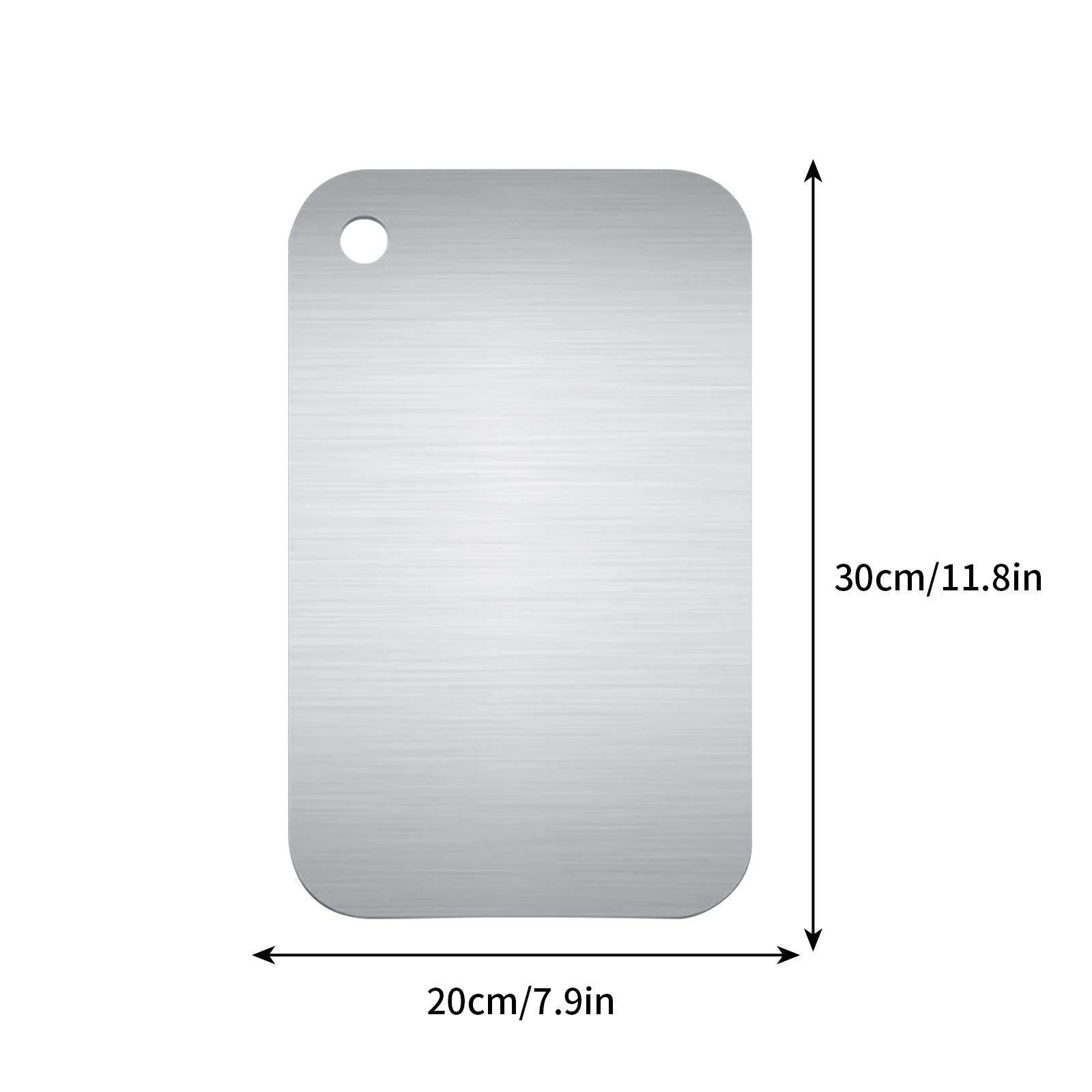 Stainless Steel Chopping Board - Premium Kitchen Accessory and Ideal Holiday Gift
