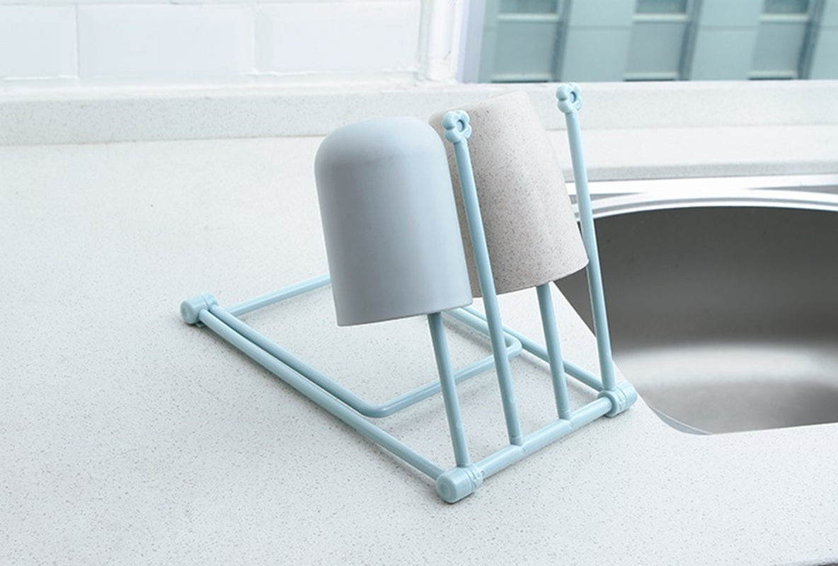 Foldable Dishcloth Shelf - Kitchen Accessory Organizer