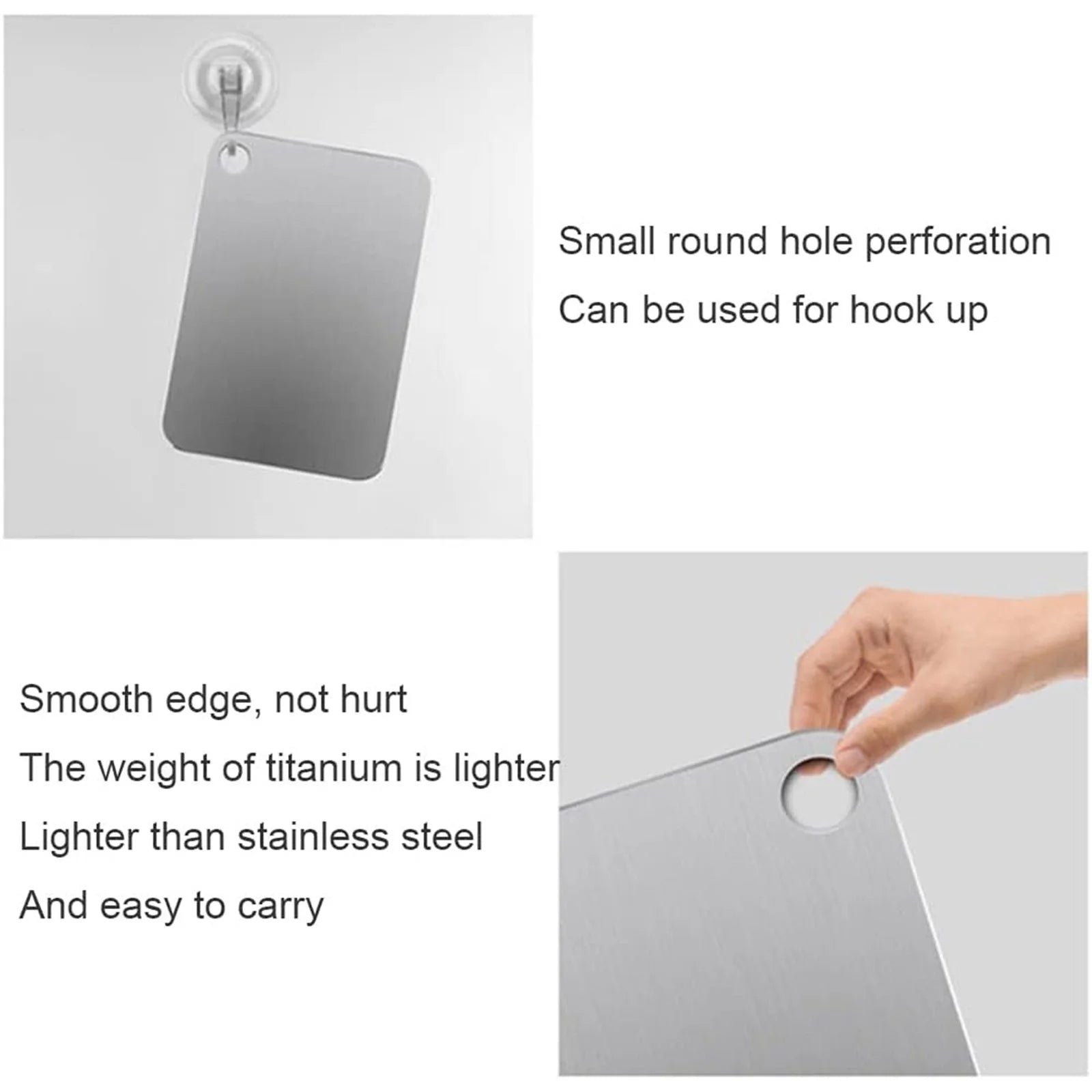 Stainless Steel Chopping Board - Premium Kitchen Accessory and Ideal Holiday Gift