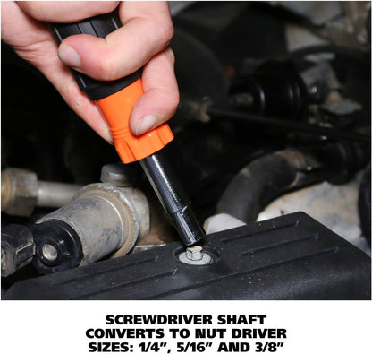 Greatneck SD11RC 11 in 1 Screwdriver and Nut Driver Set