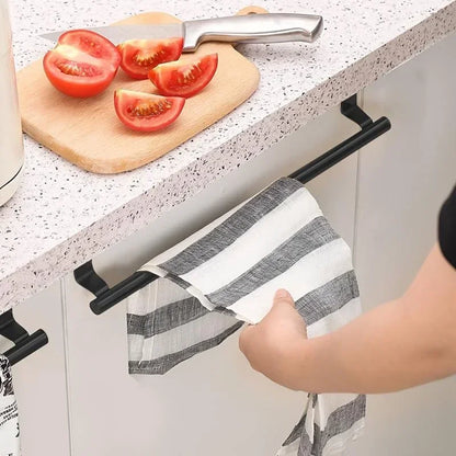 Cabinet Towel Rack Storage Organizer