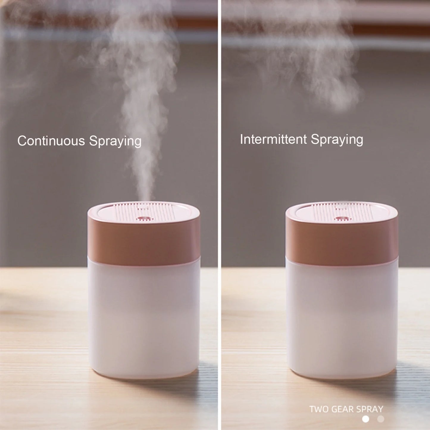 USB Humidifier with Light ,Smart Cool Mist Air Humidifier