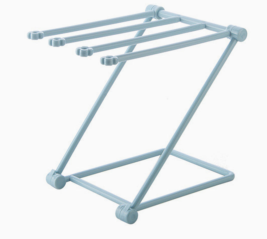 Foldable Dishcloth Shelf - Kitchen Accessory Organizer
