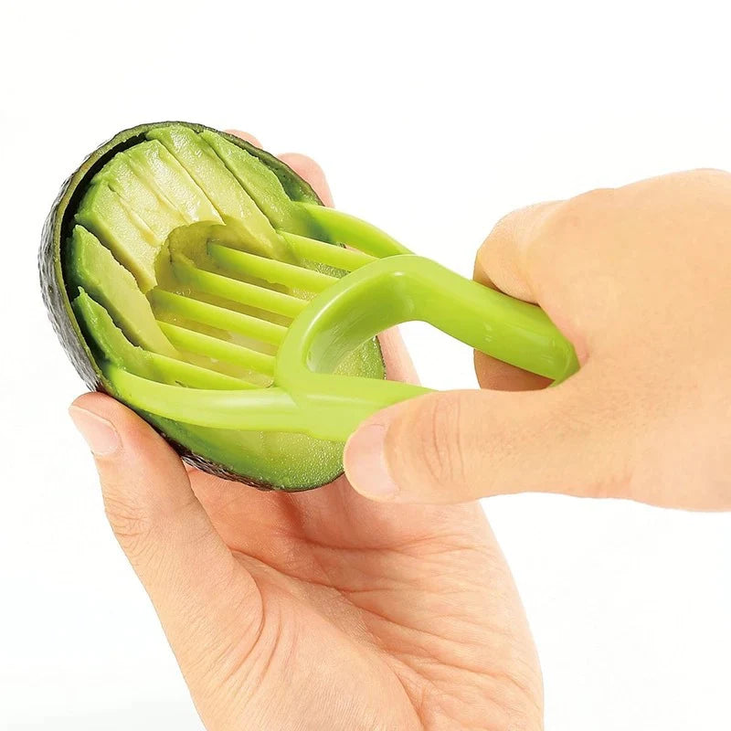 3 in 1 Avocado Slicer Shea Corer Butter Fruit Peeler