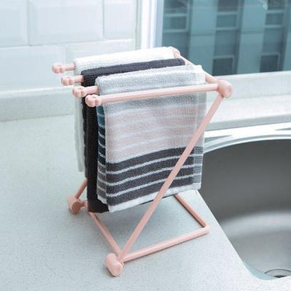 Foldable Dishcloth Shelf - Kitchen Accessory Organizer
