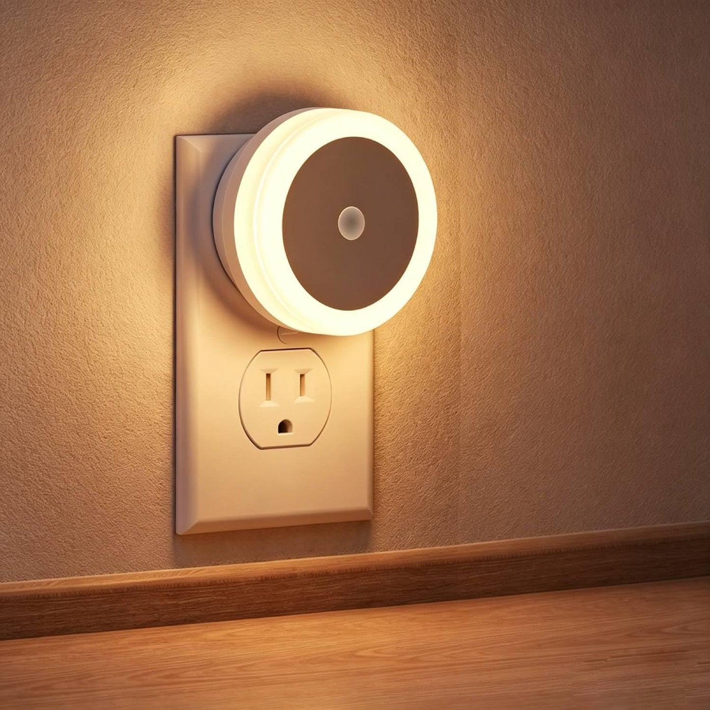 LED Baby Night Lights Plug into Wall [4 Pack] Light Sensors 