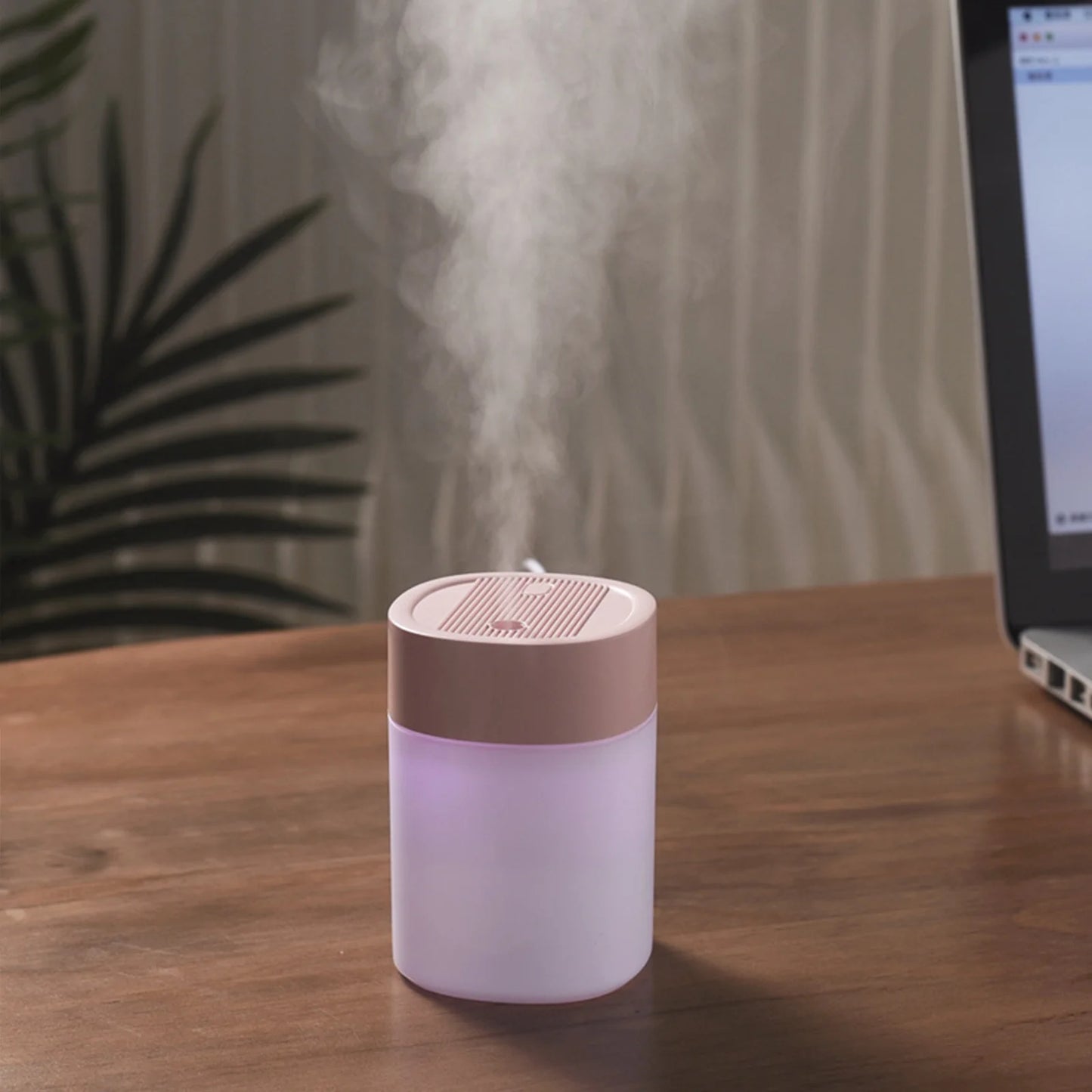 USB Humidifier with Light ,Smart Cool Mist Air Humidifier