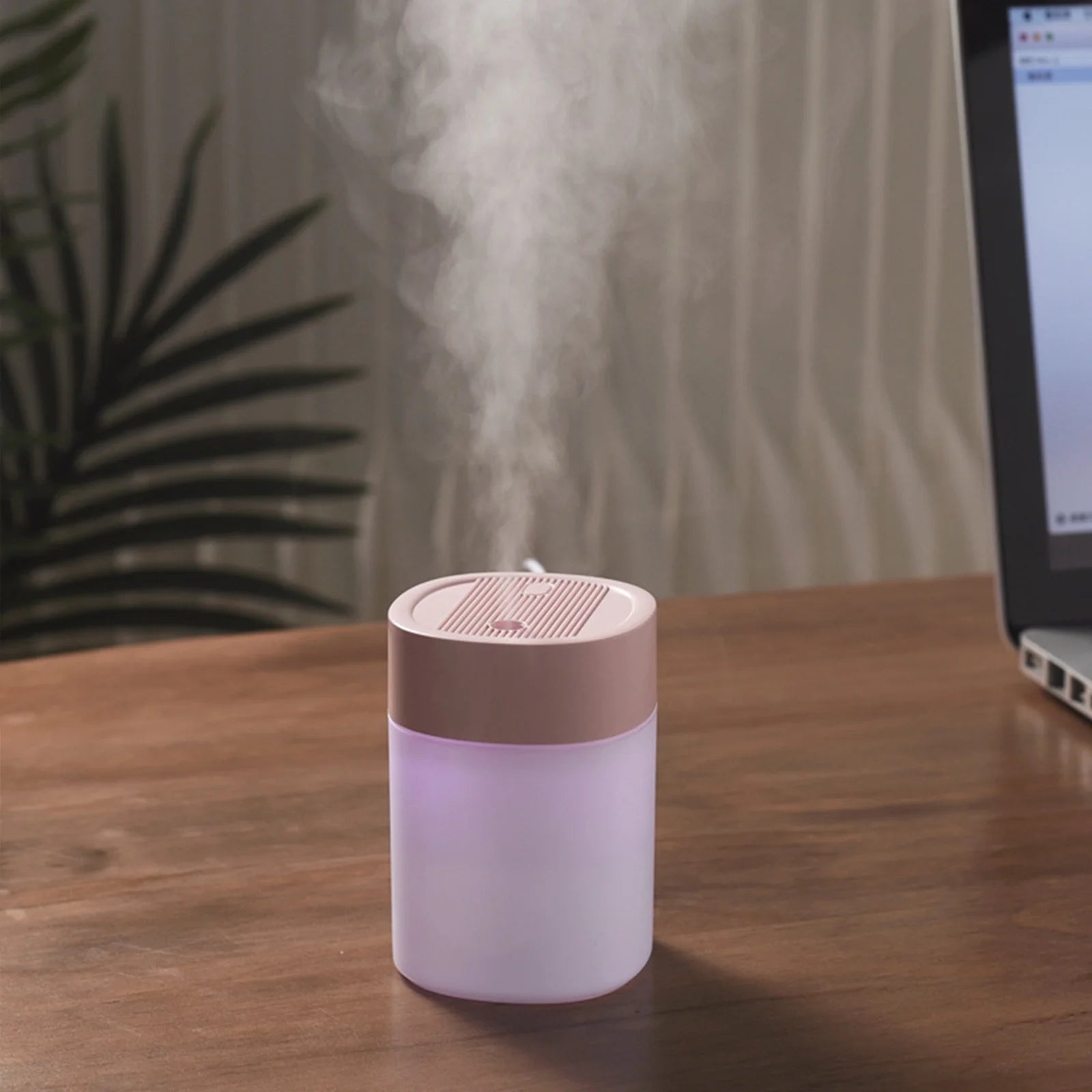 USB Humidifier with Light ,Smart Cool Mist Air Humidifier