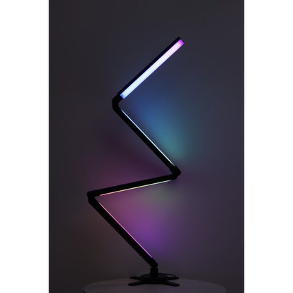 Bendable RGB Corner Light Bar - 56 Inch LED Floor Lamp, Music Reactive