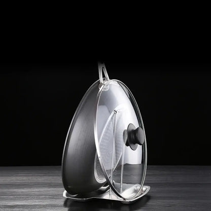 Detachable Stainless Steel Pot Lid Rack and Multifunctional Kitchen Utensil Holder